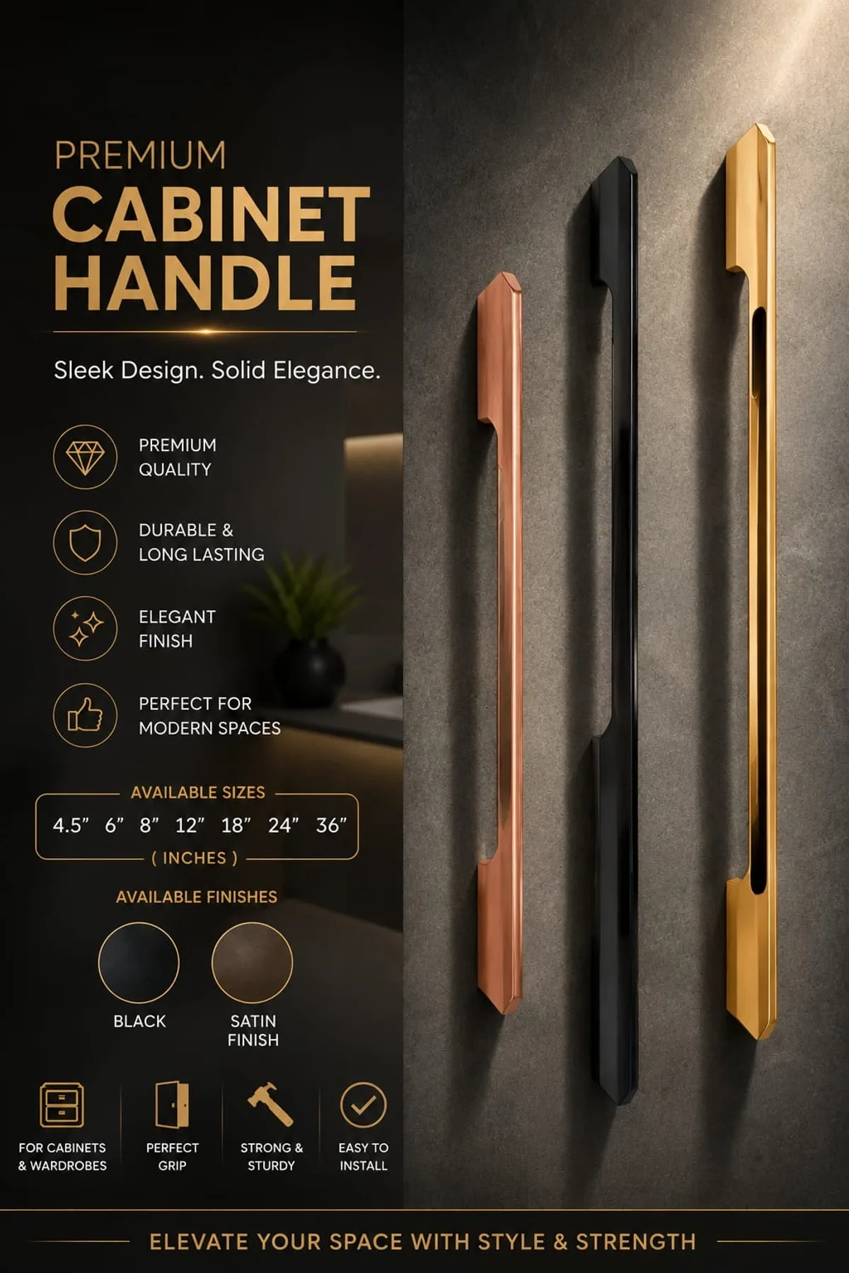 Premium Cabinet Handles
