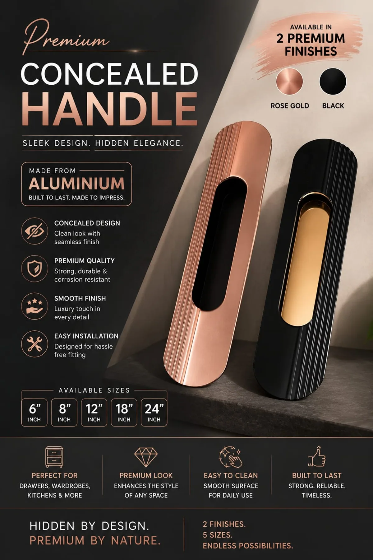 Premium Cabinet Handles