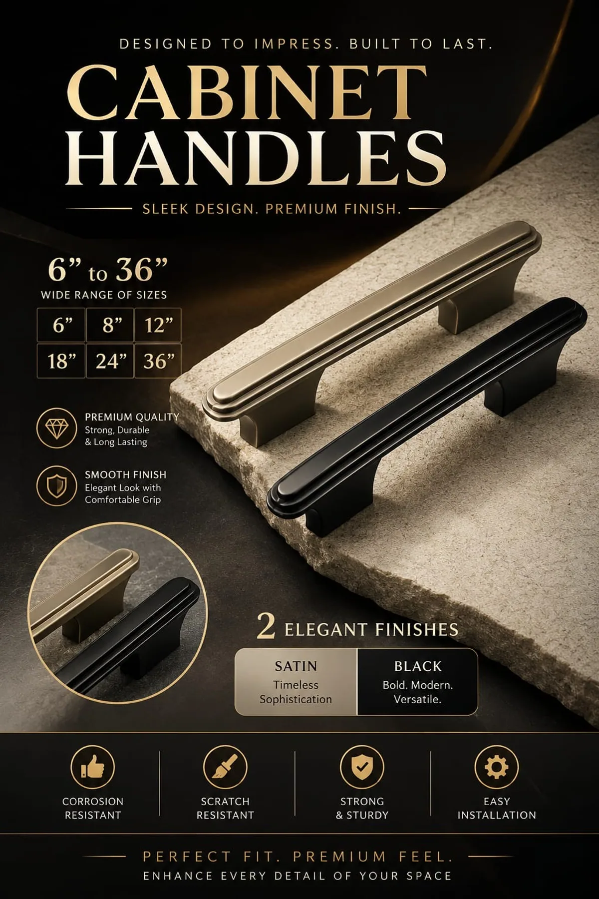 Premium Cabinet Handles
