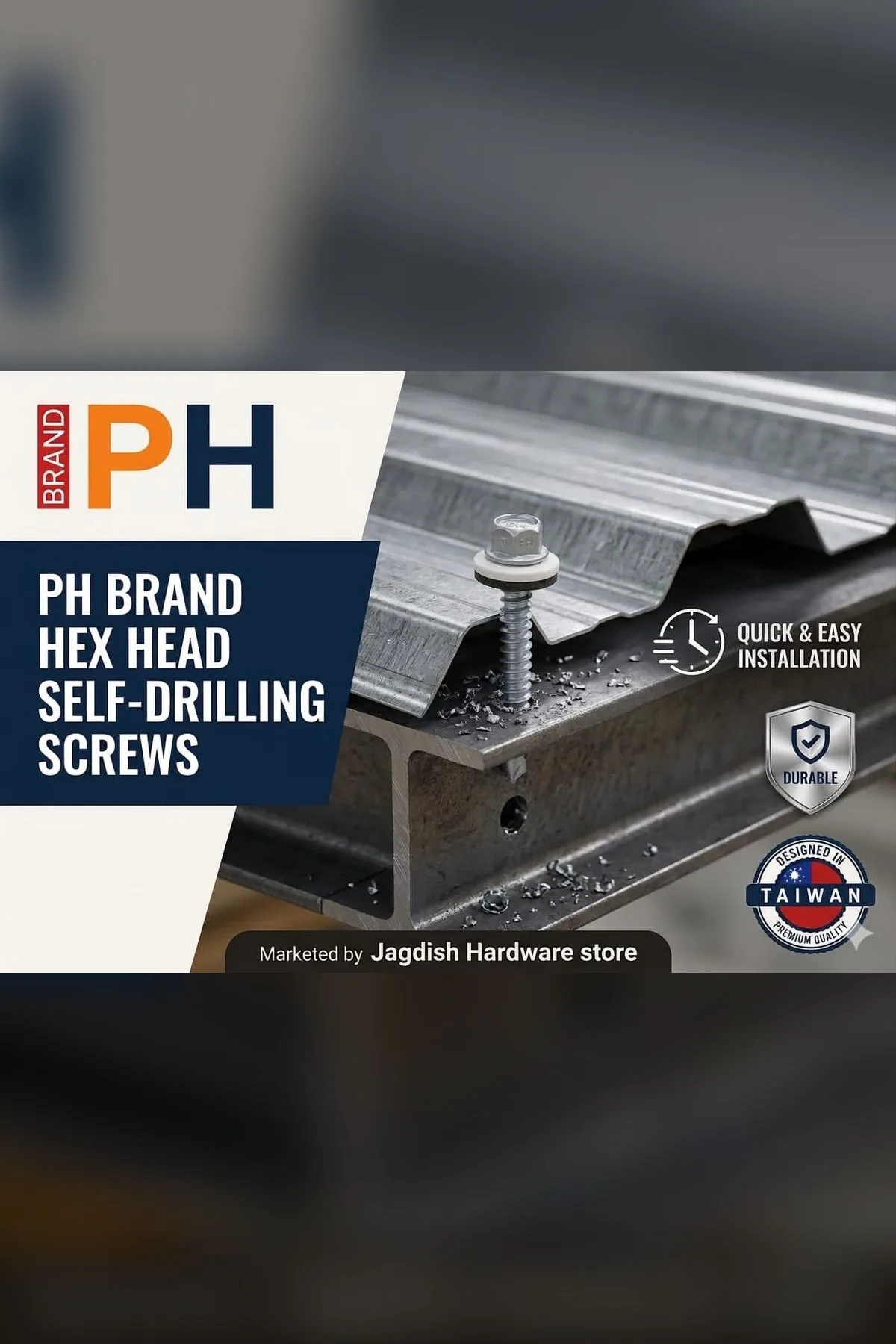 Hex-Head Self-Drilling Screws